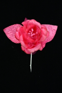Fuchsia Open Rose  (Lot of 12) SALE ITEM